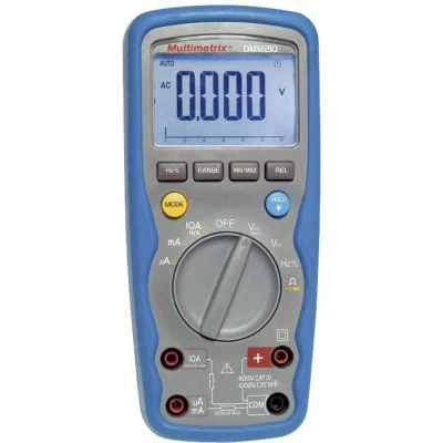 Afbeelding van Multimetrix DMM 210 Multimeter Digitaal Waterbestendig (IP67) CAT III 1000 V, IV 600 V Weergave (counts): 6000