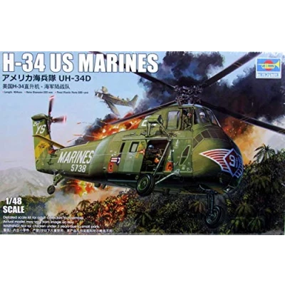 Afbeelding van H34 US Marines Helikopter
