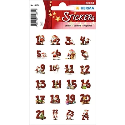 Afbeelding van HERMA 15071 sticker Papier Rood Permanent 72 stuk(s)