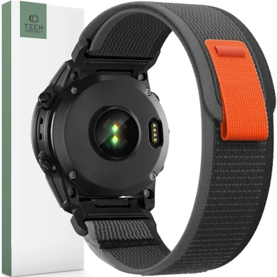 Afbeelding van TECH PROTECT NYLON GARMIN FENIX 3 / 5X 3HR PLUS 6X PRO 7X ZWART/ORANJE