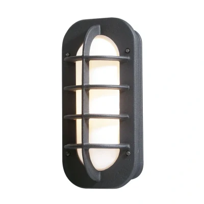 Afbeelding van Konstsmide Loke 514 752 Buitenlamp (wand) Spaarlamp, LED E27 60 W Zwart