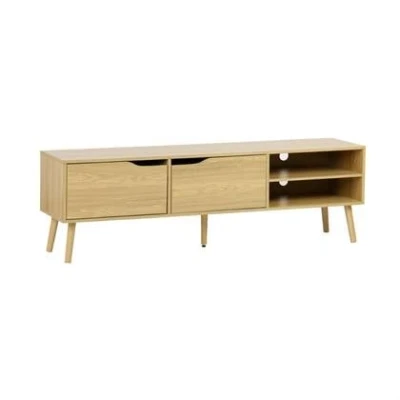 Afbeelding van sweeek Tv meubel, walnoot, b 160 x d 40 h 50cm