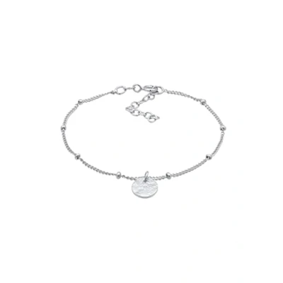 Afbeelding van Elli Damesarmband, kogelvorm, gehamerd, van 925 sterling zilver, eenheidsmaat, One Size, Geen edelsteen
