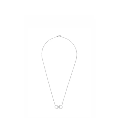 Afbeelding van amor MIT ANHÄNGER Ketting, Dames, Maat: 43, Silber