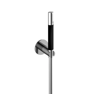 Afbeelding van HotBath Cobber M443 staafhanddouche met wandsteun en doucheslang 150cm Chroom