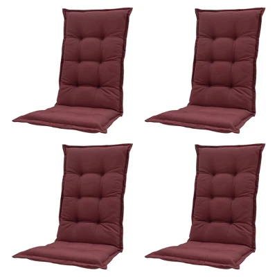Afbeelding van Madison Lage rug Panama bordeaux 105x50 Rood 4 Stuks