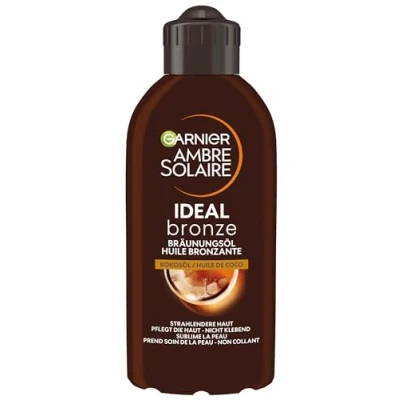 Image de Garnier IDEAL bronze Huile Bronzante Intense 200 ml
