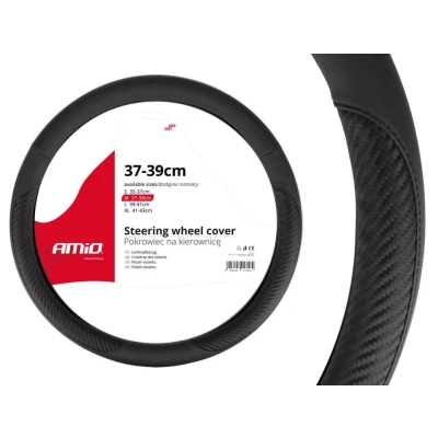 Afbeelding van AMiO SWC 17 01694 Stuurhoes Zwart 37 39 Kunstleer, Polyester
