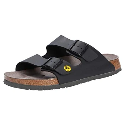 Afbeelding van Birkenstock Muiltjes, Dames, Maat: 41, Black Imitatieleer/ textiel