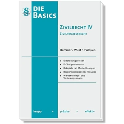 Afbeelding van Basics Zivilrecht IV Zivilprozessrecht (ZPO)