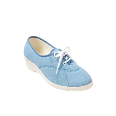 Afbeelding van Canvas Derbies met veter