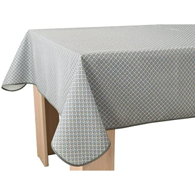 Afbeelding van Le linge de Jules Tafelkleed, vuilafstotend, pauwengrijs, rechthoekig, 150 x 300 cm