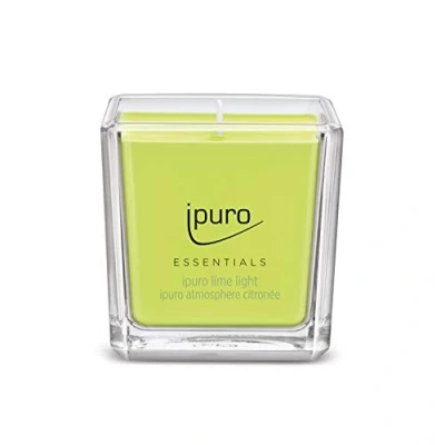 Afbeelding van Ipuro ESSENTIALS Lime Light geurkaars 125 ml transparant