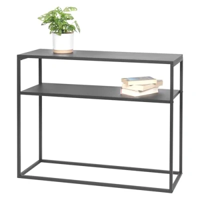 Afbeelding van bremermann Console met metalen plank (grijs)