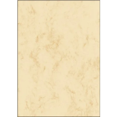 Image de sigel papier marbré, A4, fin, 90 g, beige contenu: 25 feuilles (DP181)