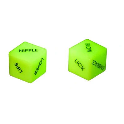 Afbeelding van Love Dice Glow In The Dark Set Engelse Versie