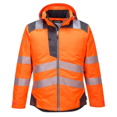 Afbeelding van PW3 Hi Vis Winterjack maat Large, OrGrey