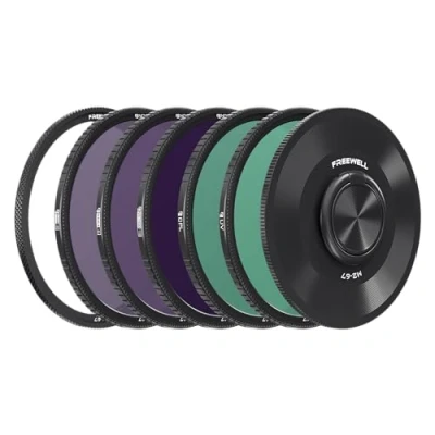 Afbeelding van Freewell M2 5 stuks magnetische snelwisselfilters ND8, ND64, ND1000, CPL en UV 67 mm