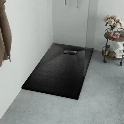 Afbeelding van Douchebak 100x80 cm SMC zwart