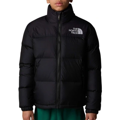 Afbeelding van The North Face TEEN Retro Nuptse Unisex Gewatteerde jas, Maat: 146 151, Black