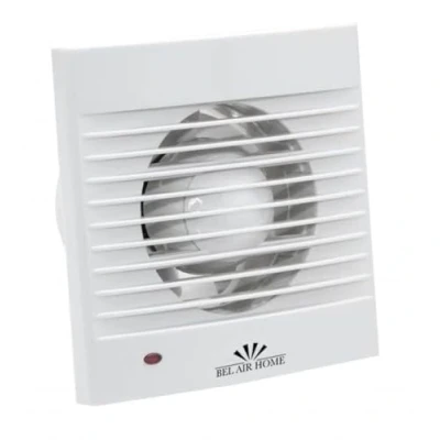 Afbeelding van BEL AIR HOME Afvoerventilator voor badkamer, 15 W, serie Gravana in wit, 15&#039;9 x cm