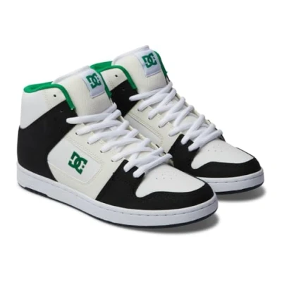 Afbeelding van DC Shoes Manteca Skateschoenen, Maat: 43, Xkwg black white green Leer