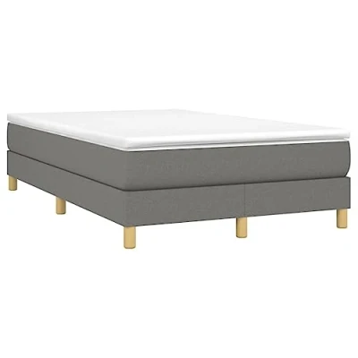 Afbeelding van Boxspringframe stof donkergrijs 120x200 cm