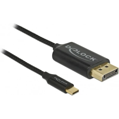 Afbeelding van Premium USB C naar DisplayPort kabel met DP Alt Mode (4K 60 Hz) / nylon 2 meter