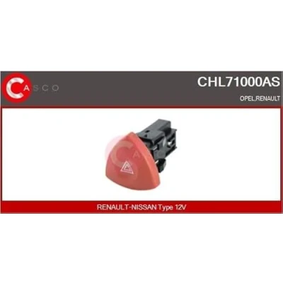 Afbeelding van CASCO CHL71000AS Waarschuwingsknipperlamp schakelaar 4 polig 12V