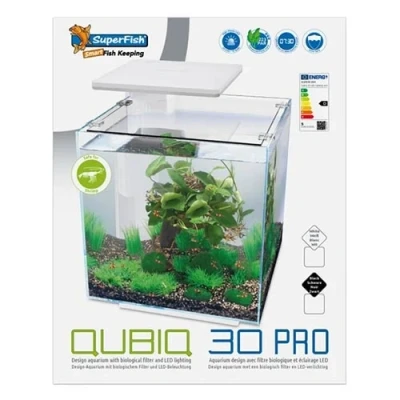 Afbeelding van Superfish Qubiq 30 Pro 32x32x42.5 cm Aquaria Wit