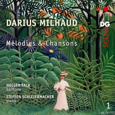 Afbeelding van Holger Falk, Steffen Schleiermacher Milhaud: Mélodies Et Chansons Vol. 1 (CD)