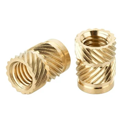 Afbeelding van Turmberg3D Schroefdraadinzet 1/4 inch 20 stuks messing schroefdraadbussen / smeltmoer voor kunststof onderdelen 3D printeronderdelen (1/4 x 12,7)