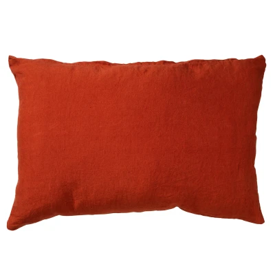 Afbeelding van Dutch Decor LINN Sierkussen 40x60 cm 100% linnen Potters Clay oranje