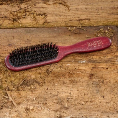 Afbeelding van Mars Coat King Maxipin &quot;Boar&quot; Hondenborstel Palissander Lak Voor Alle Honden