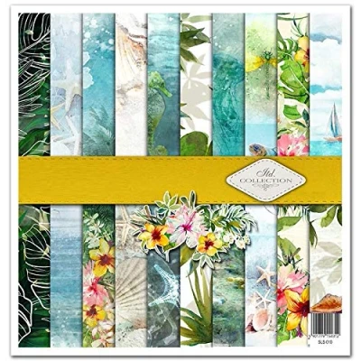 Afbeelding van ITD Collection plakboekpakket 30,48 x cm, plakboekpapier, decoratiepapier, decoupage, kaarten maken, papierformaat 310 320 mm (SLS010)