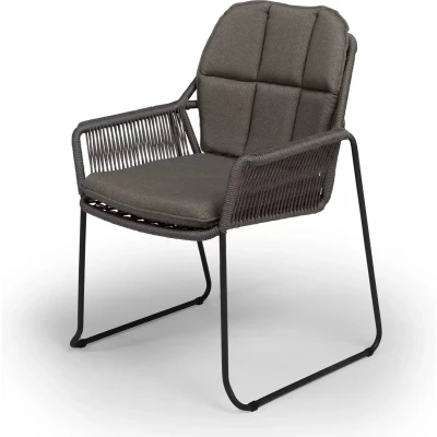 Afbeelding van Tierra Outdoor Rivera Diningstoel Charcoal