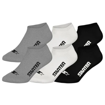 Afbeelding van STARTER Sneaker Socks 6 pack Grijs/Wit/Zwart Maat 39/42