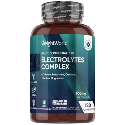 Afbeelding van WeightWorld Elektrolyten supplement 180 vegan capsules voor 6 maanden Ondersteunt de elektrolytenbalans