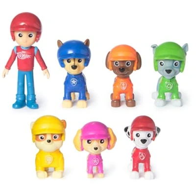 Image de Coffret 7 figurines Paw Patrol Pat&#039;patrouille Rescue Wheels