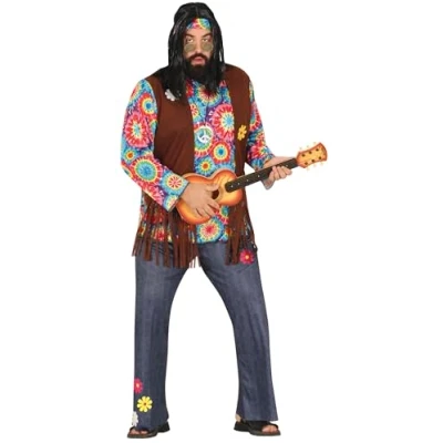 Afbeelding van Fiestas Guirca Hippie Man M (48 50)