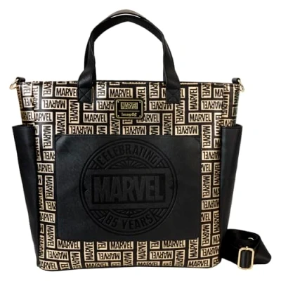 Afbeelding van Loungefly Convertible Backpack Tote Bag Marvel Logo