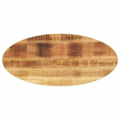 Afbeelding van vidaXL Tafelblad ovaal 110x40x3,8 cm massief mangohout