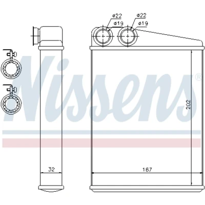 Afbeelding van Nissens Kachelradiateur 72046