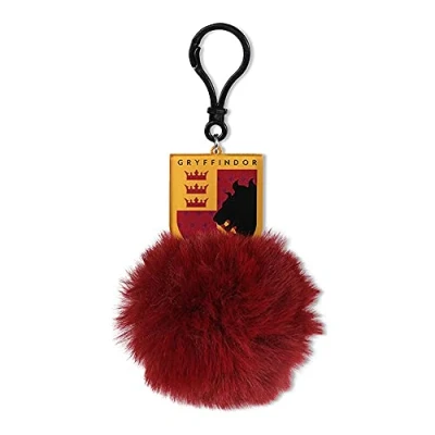 Afbeelding van Harry Potter Gryffindor Shield Pom Sleutelhanger