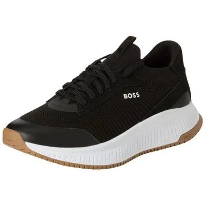Afbeelding van BOSS TTNM EVO Sneakers laag, Heren, Maat: 40, Charcoal Leer en textiel