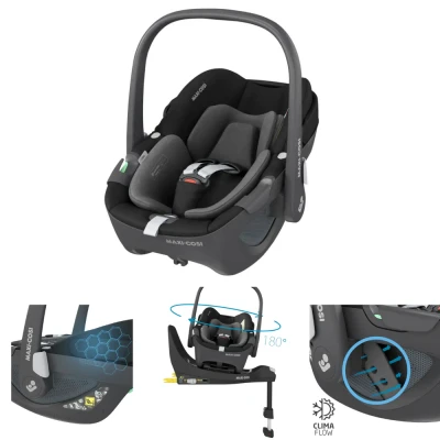 Afbeelding van Maxi Cosi i Size Pebble 360º Essential Black