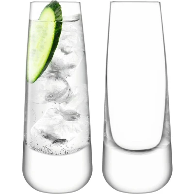 Afbeelding van L.S.A. Bar Culture Longdrinkglas 310 ml Set van 2 Stuks Transparent / Glass