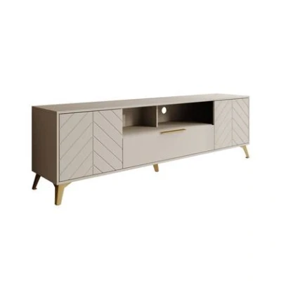 Afbeelding van Meubella TV Meubel Xiano Beige 203 cm