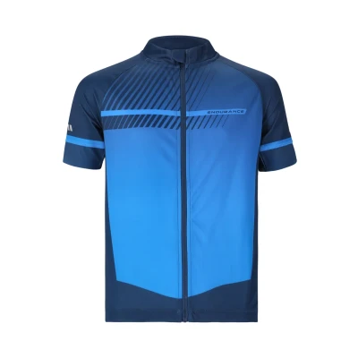Afbeelding van Endurance Fahrrad Wielershirt voor kinderen, Maat: 128, Blauw/donkerblauw