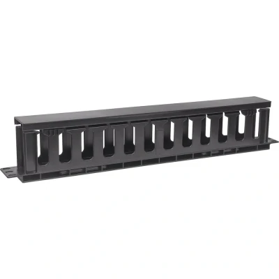 Afbeelding van Intellinet 714679 19 inch Kabelvoering voor patchkast 1 HE Geschikt kastdiepte: vanaf 450 mm Zwart (RAL 9005)
